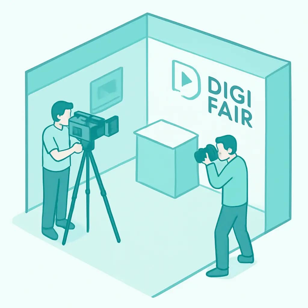 پیکیج فیلمبردار و عکسبردار غرفه نمایشگاه تهران